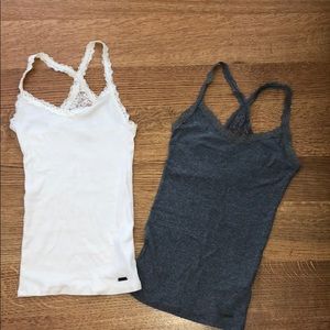 Lace tank tops